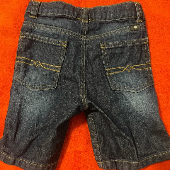 Lucky Brand Dark Jean Shorts Distressed Sz 3T Boys - Picture 2 of 4